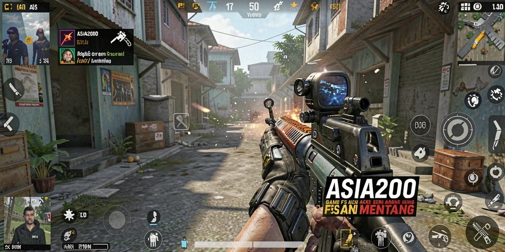 Tangkapan layar dari gameplay intens di ASIA200.