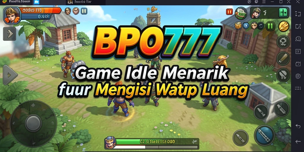 Tampilan gameplay menarik dalam BPO777, sempurna untuk permainan Idle.