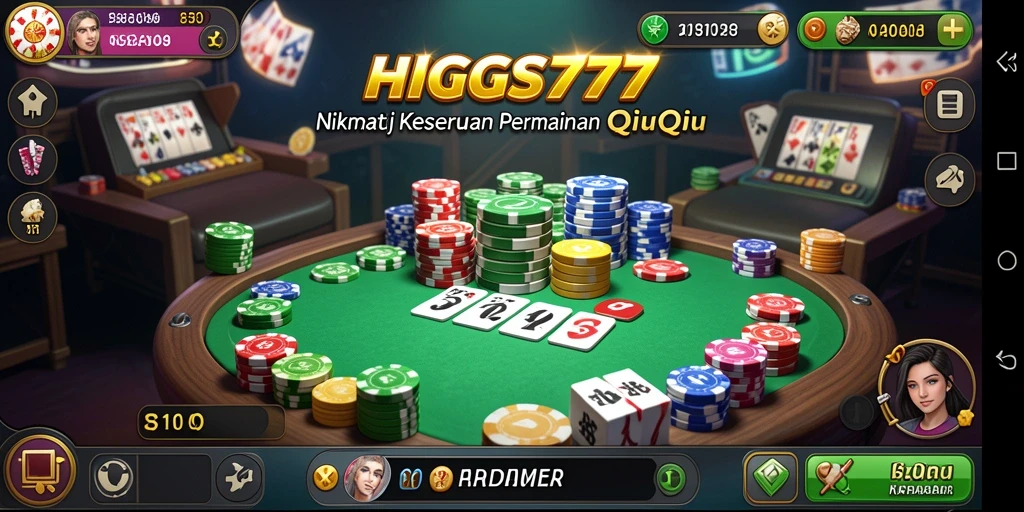 Tampilan gameplay QiuQiu yang menarik dan interaktif.