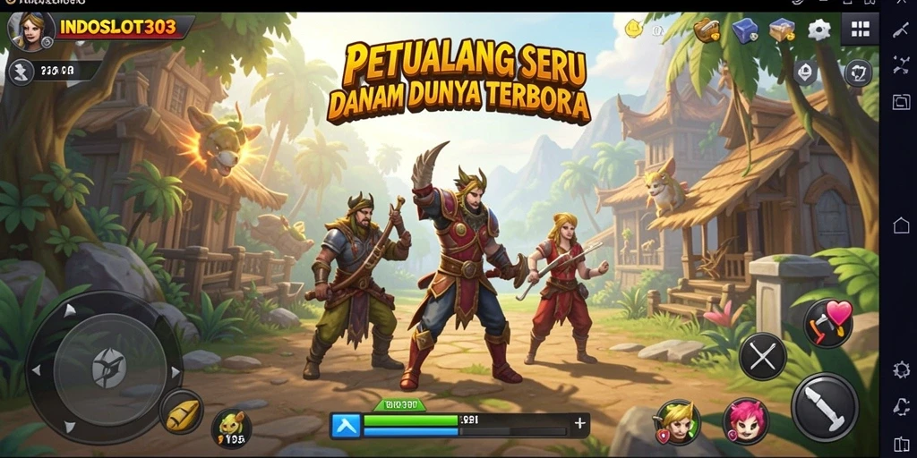 Gambaran gameplay INDOSLOT303 yang memukau dalam dunia terbuka.