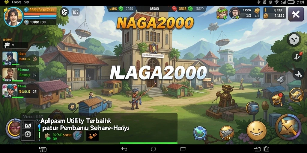 Tampilan UI NAGA2000 yang sederhana dan mudah digunakan.