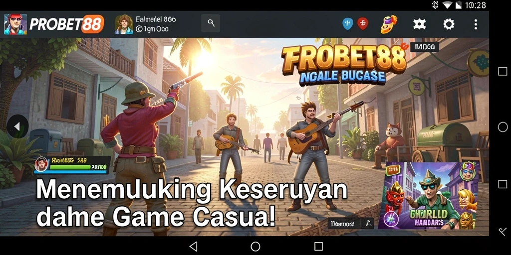 Screenshot PROBET88 menampilkan gameplay menarik yang penuh warna.