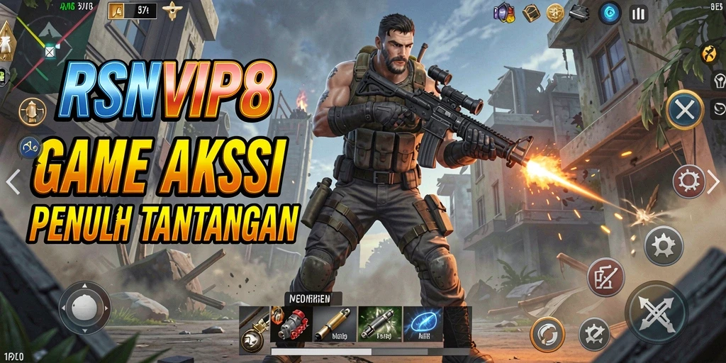 Tampilan gameplay menegangkan dari RSNVIP8 yang menarik.