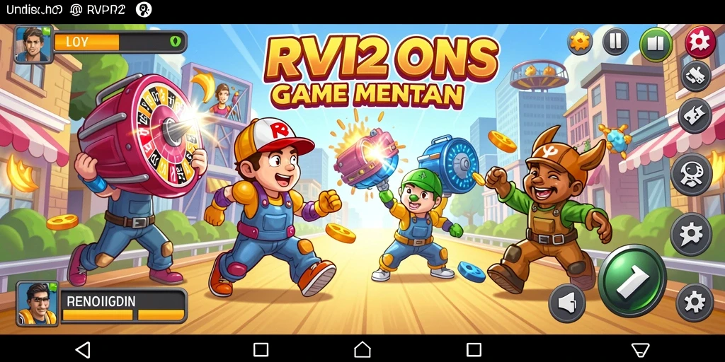 Tampilan gameplay seru dan penuh aksi dari RVIP2.