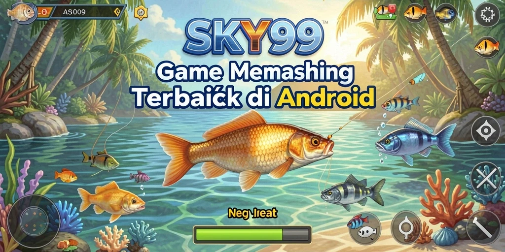 Tangkapan besar di <strong>SKY99</strong> saat memancing di lautan yang indah.
