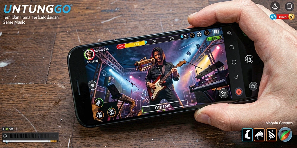 Tampilan gameplay UNTUNGGO yang seru dan interaktif.